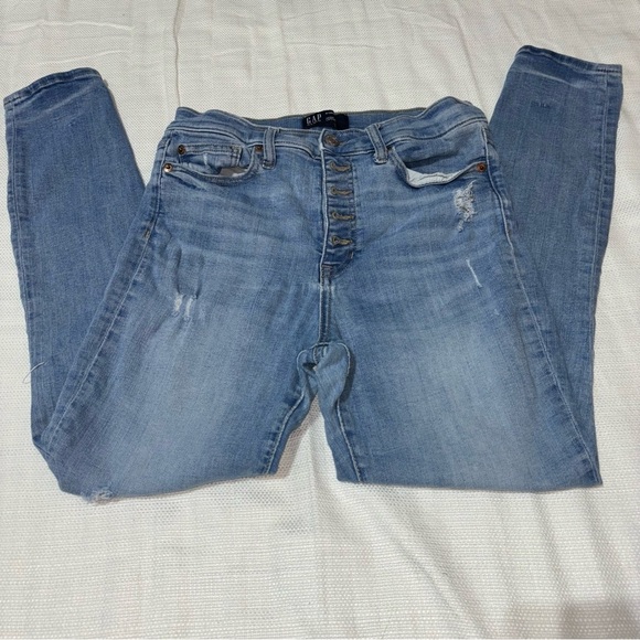 Gap High Rise Denim Legging Size 6/28R - Picture 1 of 9